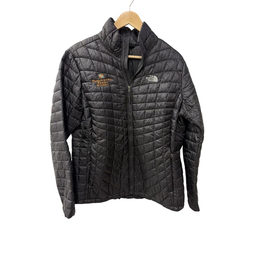 The North Face Women ThermoBall Eco Jacket Lightweight Relax Fit Black XL Winery